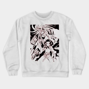 Yoh Asakura and Amidamaru Crewneck Sweatshirt